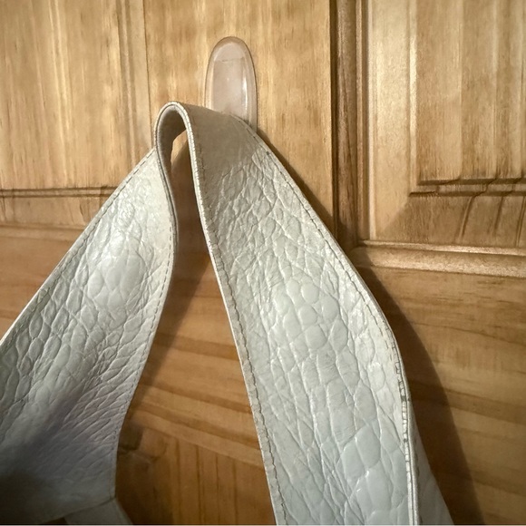 Jimmy Choo Beige and White Raffia Shoulder Bag - Picture 14 of 16